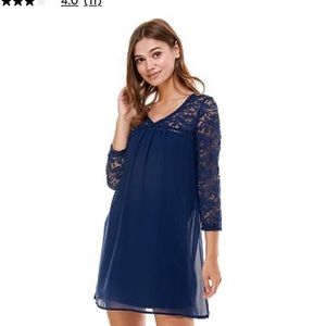 As U Wish Lace-Sleeve Shift Dress